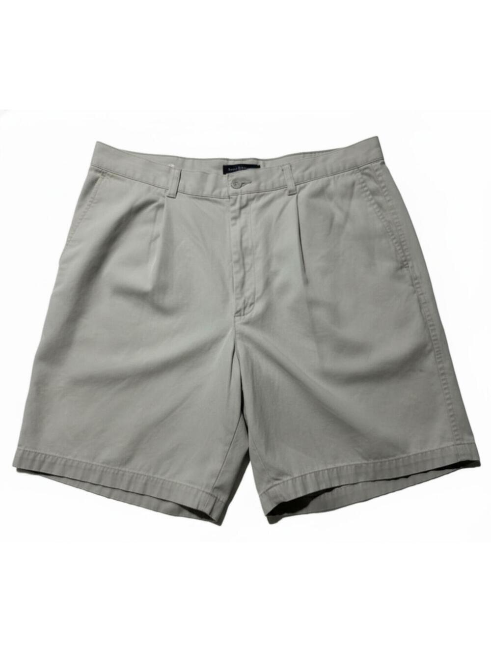 Dockers Classic Pleated Relaxed Fit Khaki Shorts - W36 Cotton Comfort!